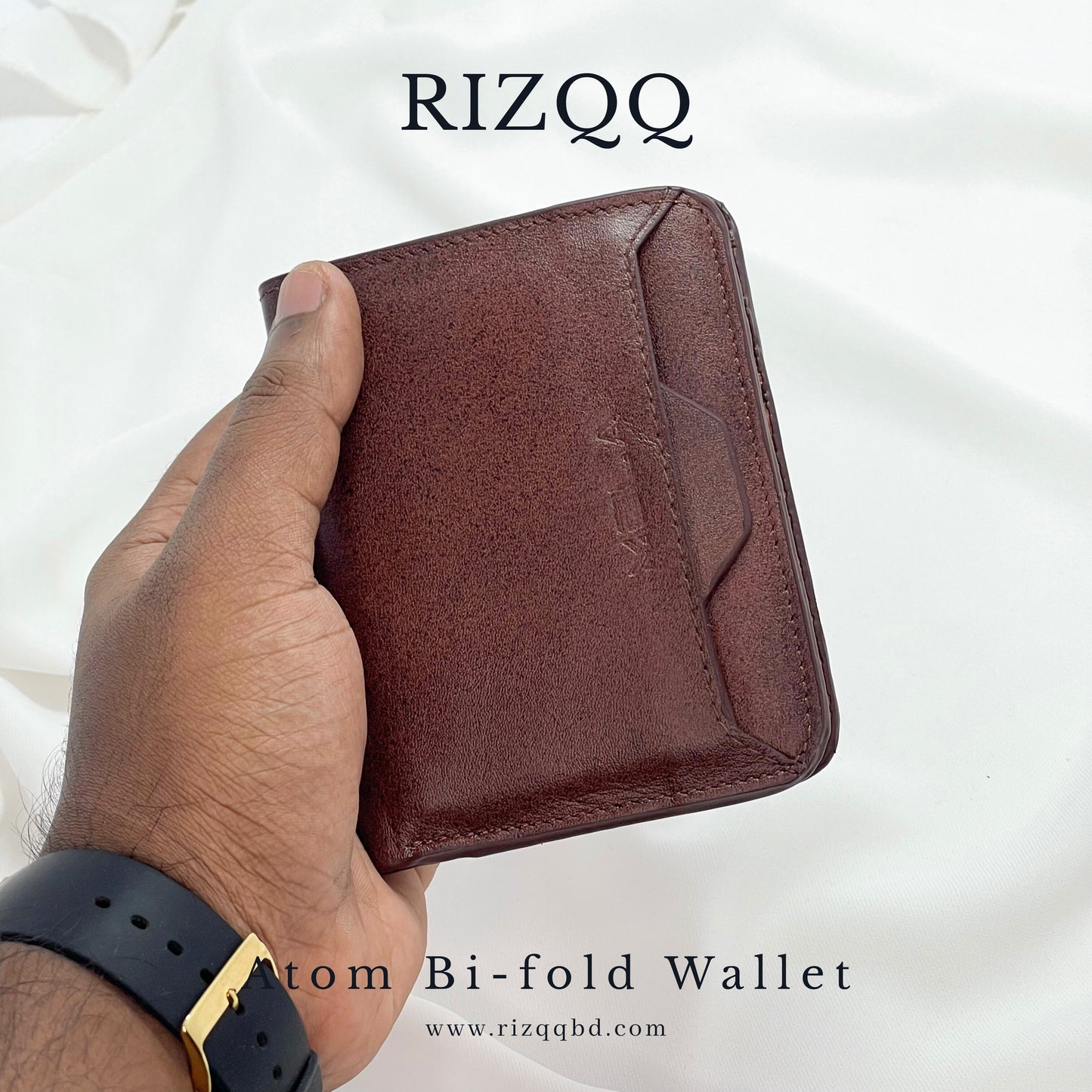 Atom Bi-fold Wallet (Brown)