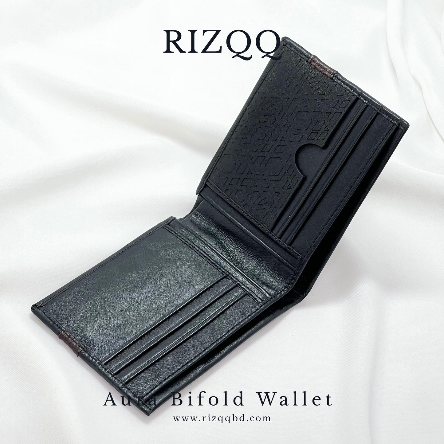 Aura Bifold Wallet (Black)