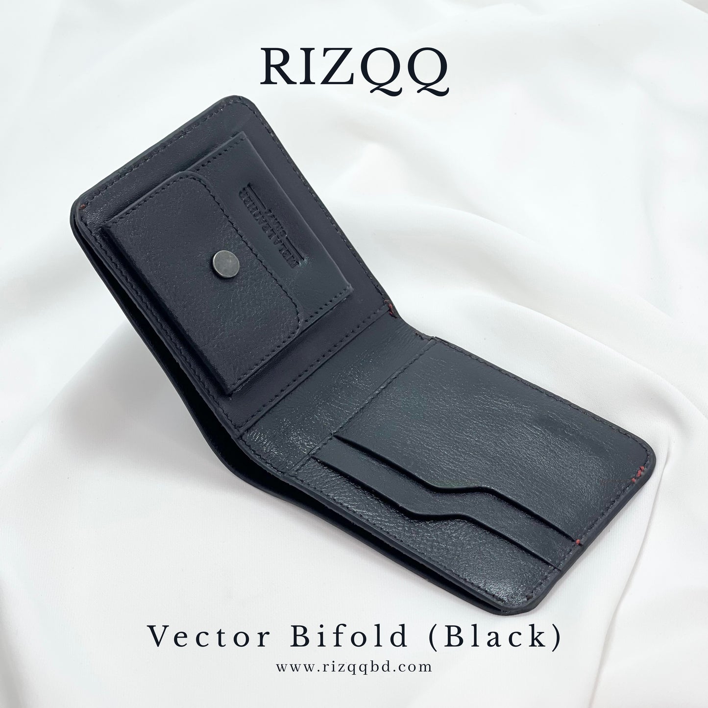 Vector Bifold Wallet (Black)