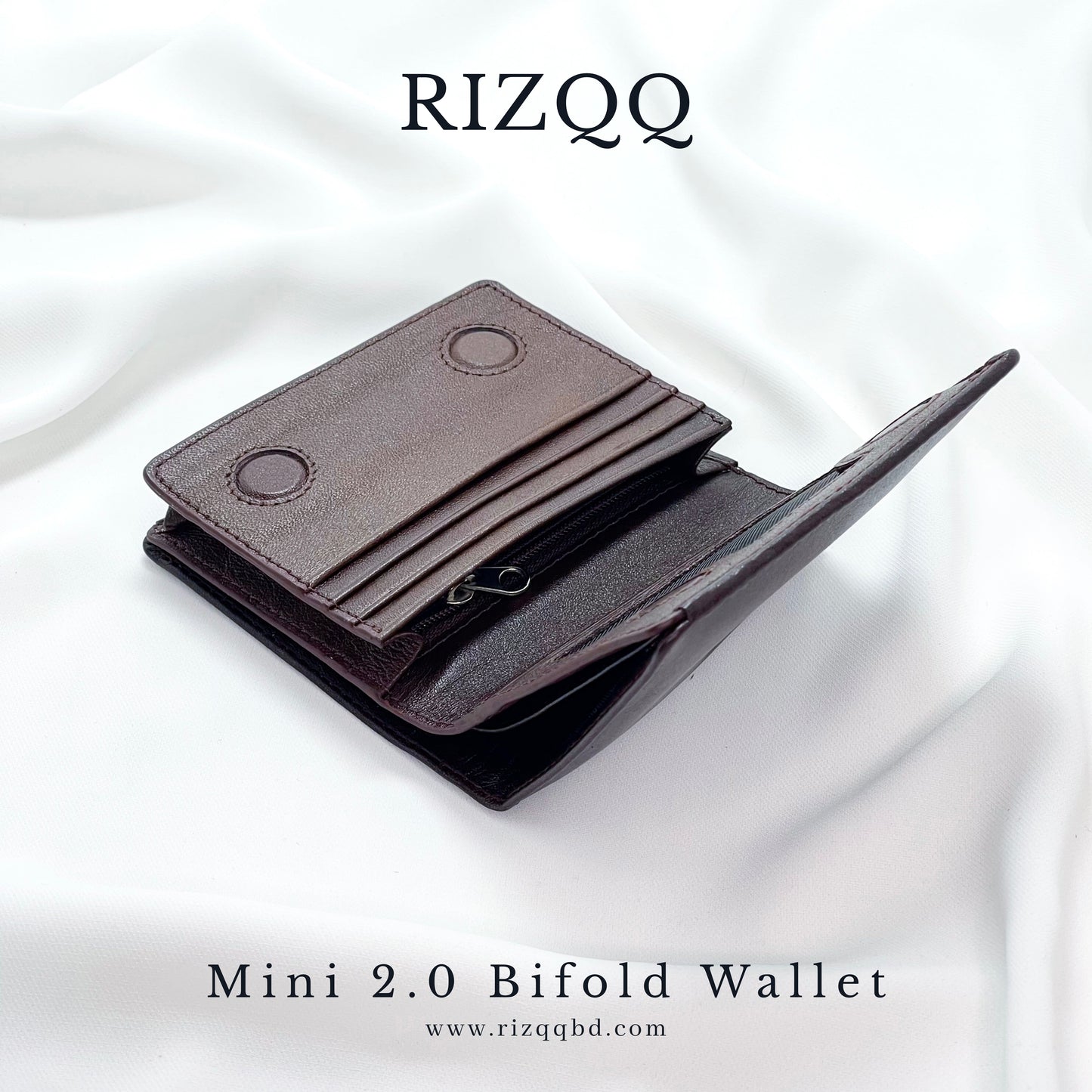 Mini 2.0 Bifold Wallet (Brown)