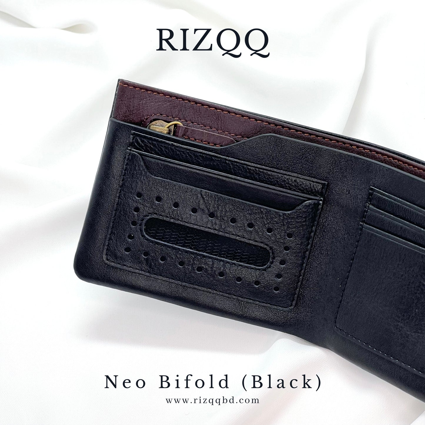 Neo Bifold Wallet (Black)