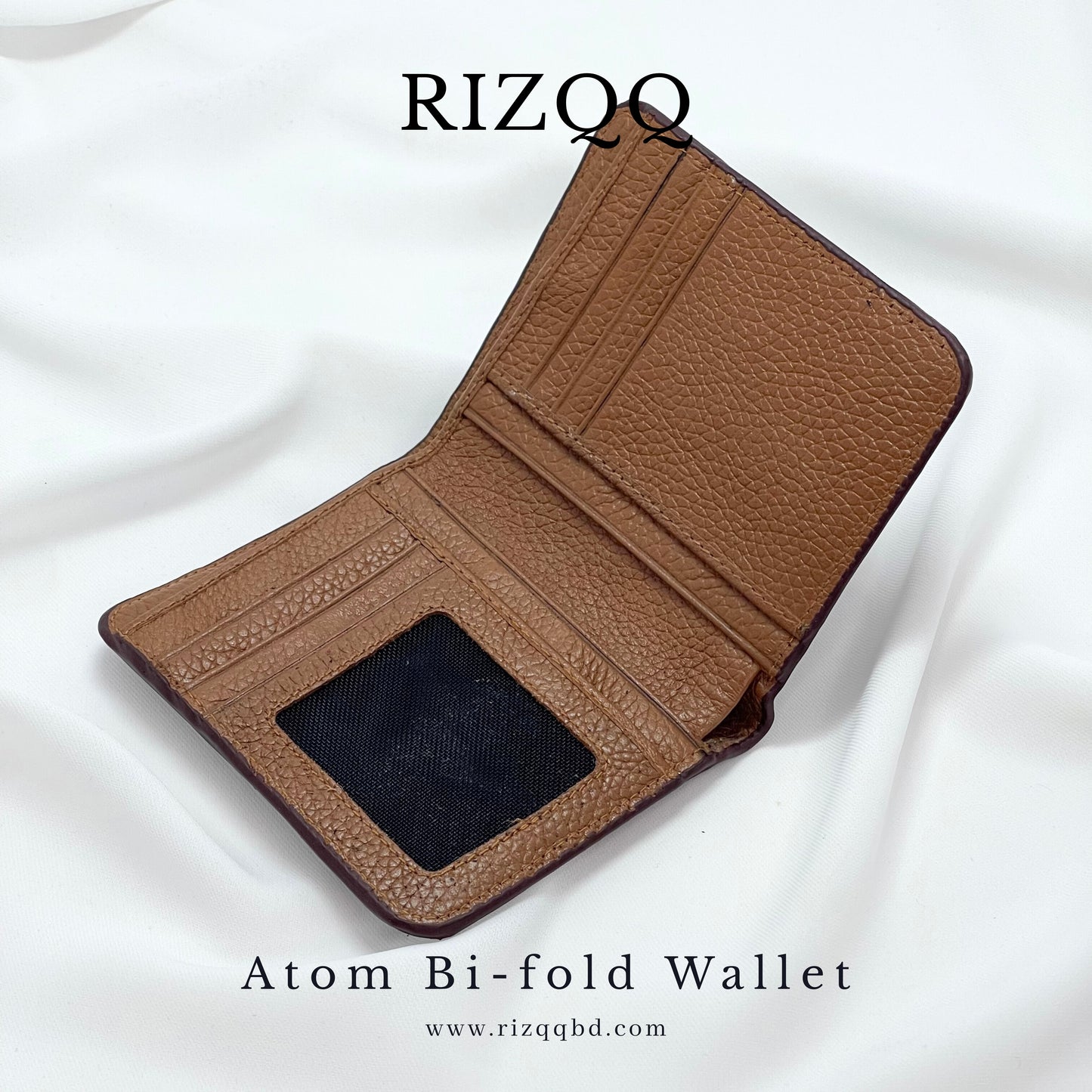 Atom Bi-fold Wallet (Brown)
