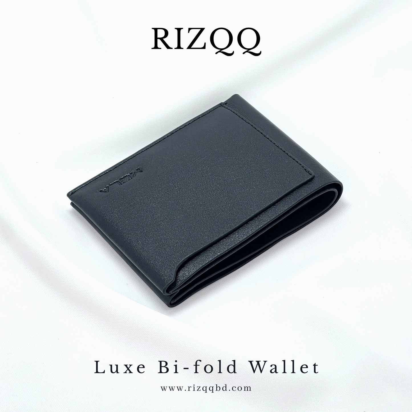 Luxe Bifold Wallet (Black)
