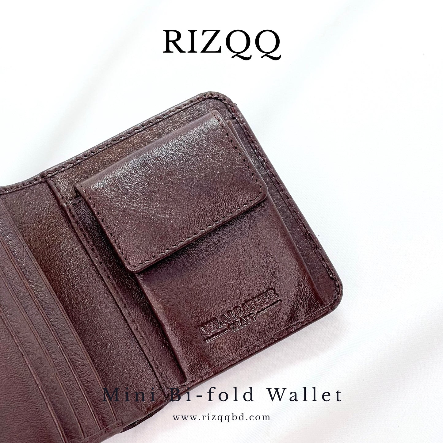 Mini Bifold Wallet (Brown)