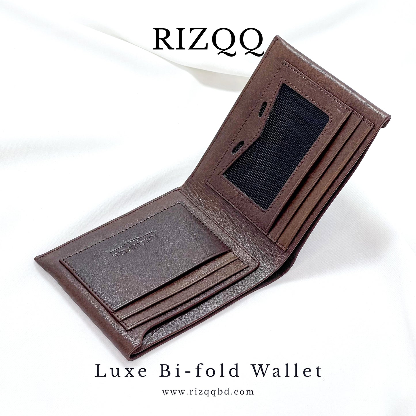 Luxe Bifold Wallet (Brown)