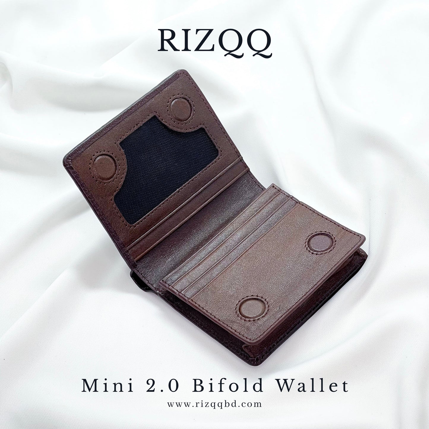 Mini 2.0 Bifold Wallet (Brown)