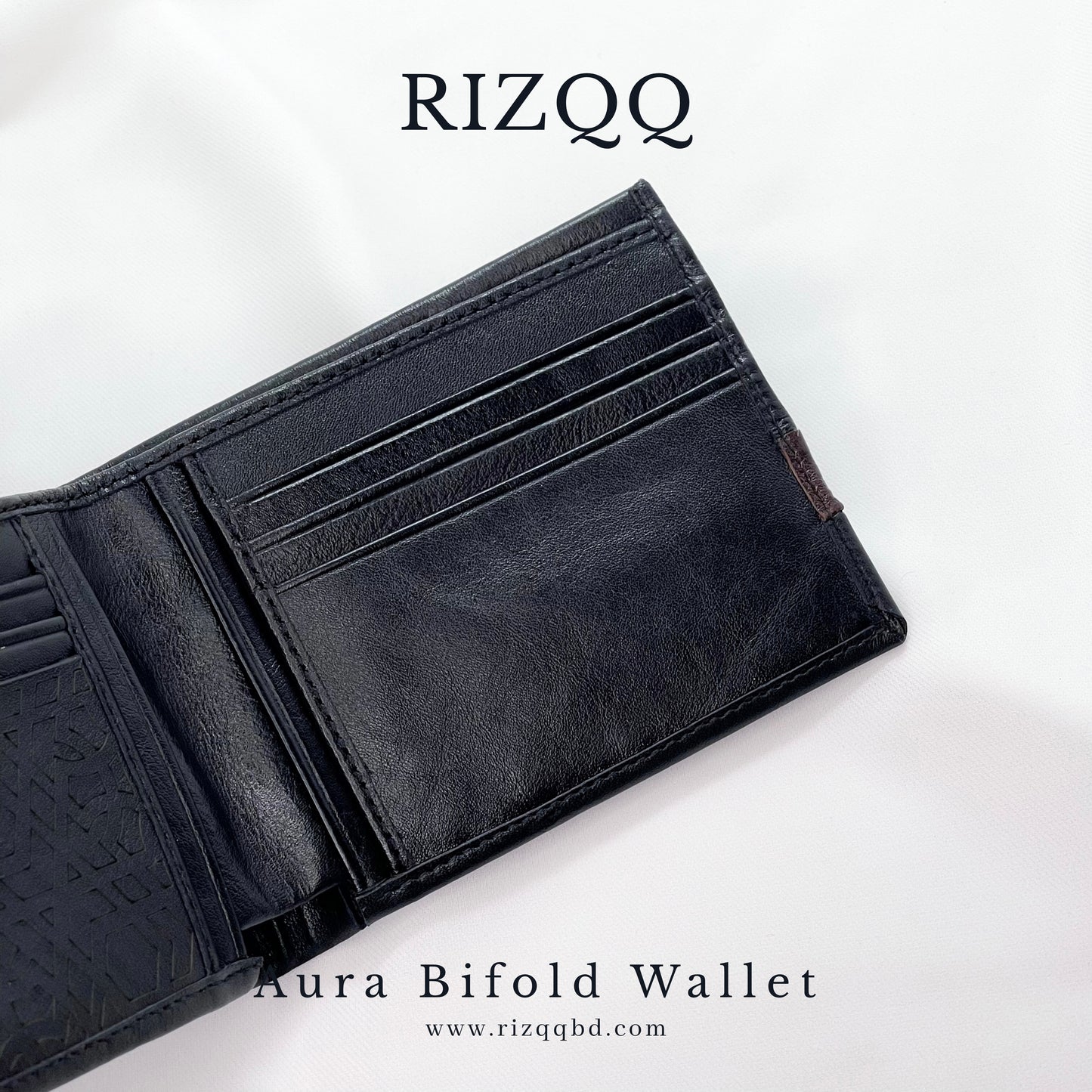 Aura Bifold Wallet (Black)