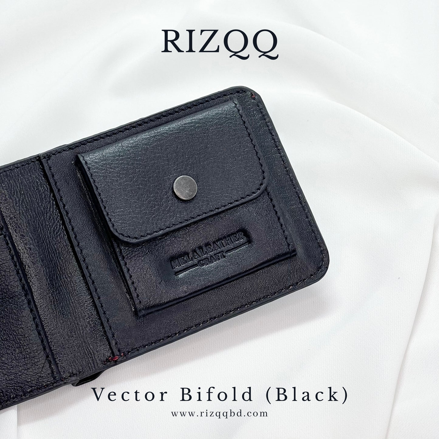 Vector Bifold Wallet (Black)