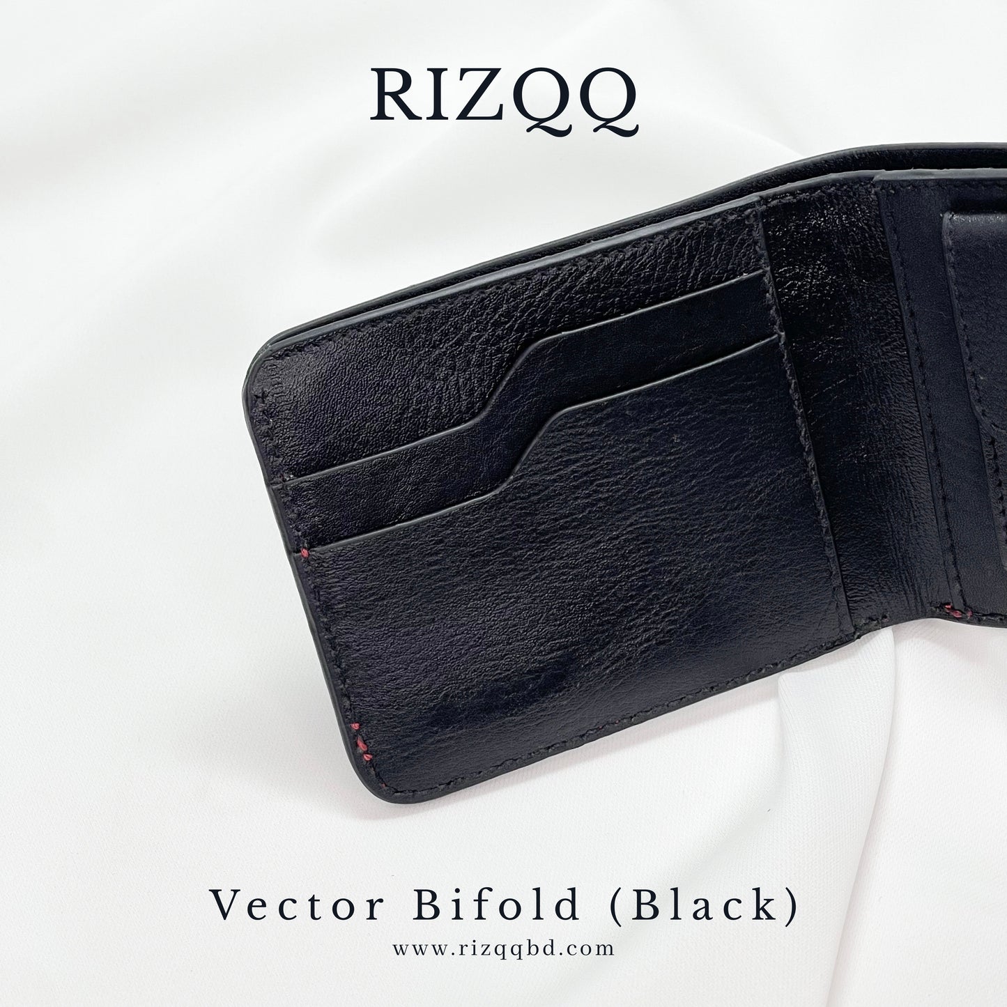 Vector Bifold Wallet (Black)