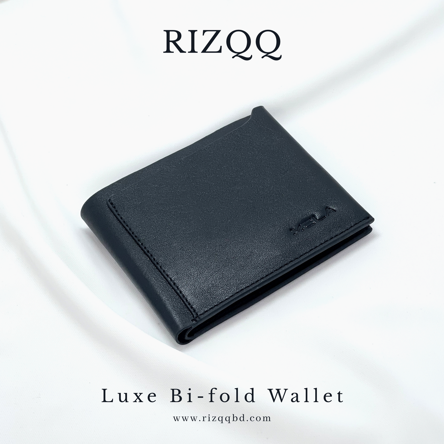 Luxe Bifold Wallet (Black)