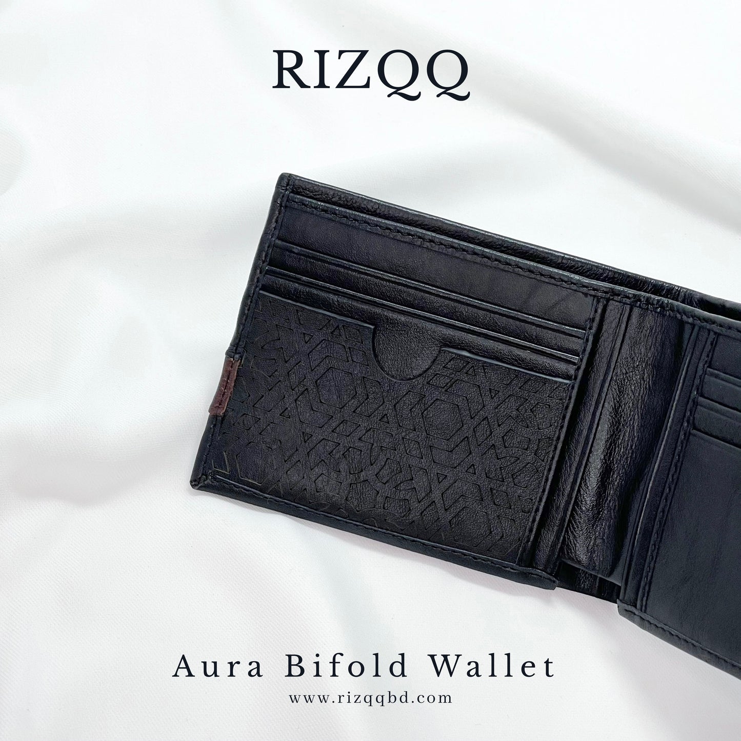 Aura Bifold Wallet (Black)