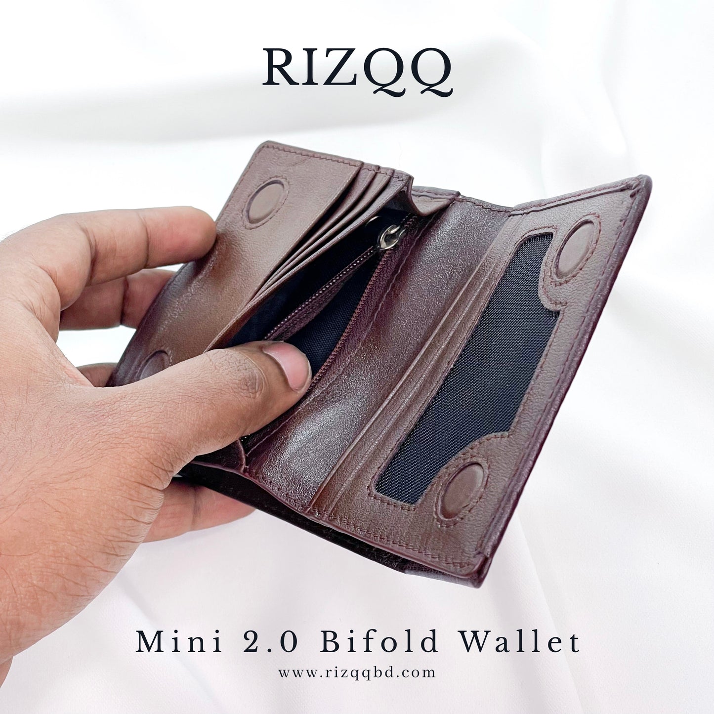 Mini 2.0 Bifold Wallet (Brown)