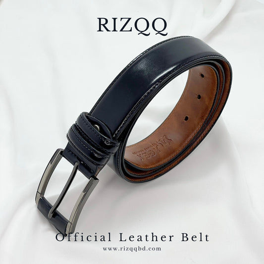Official Leather Belt (Glossy Black)