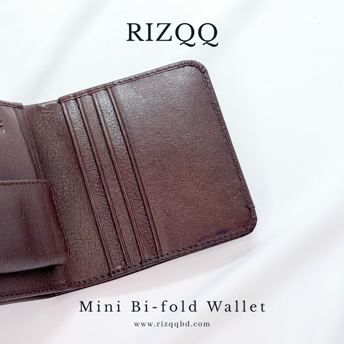 Mini Bifold Wallet (Brown)