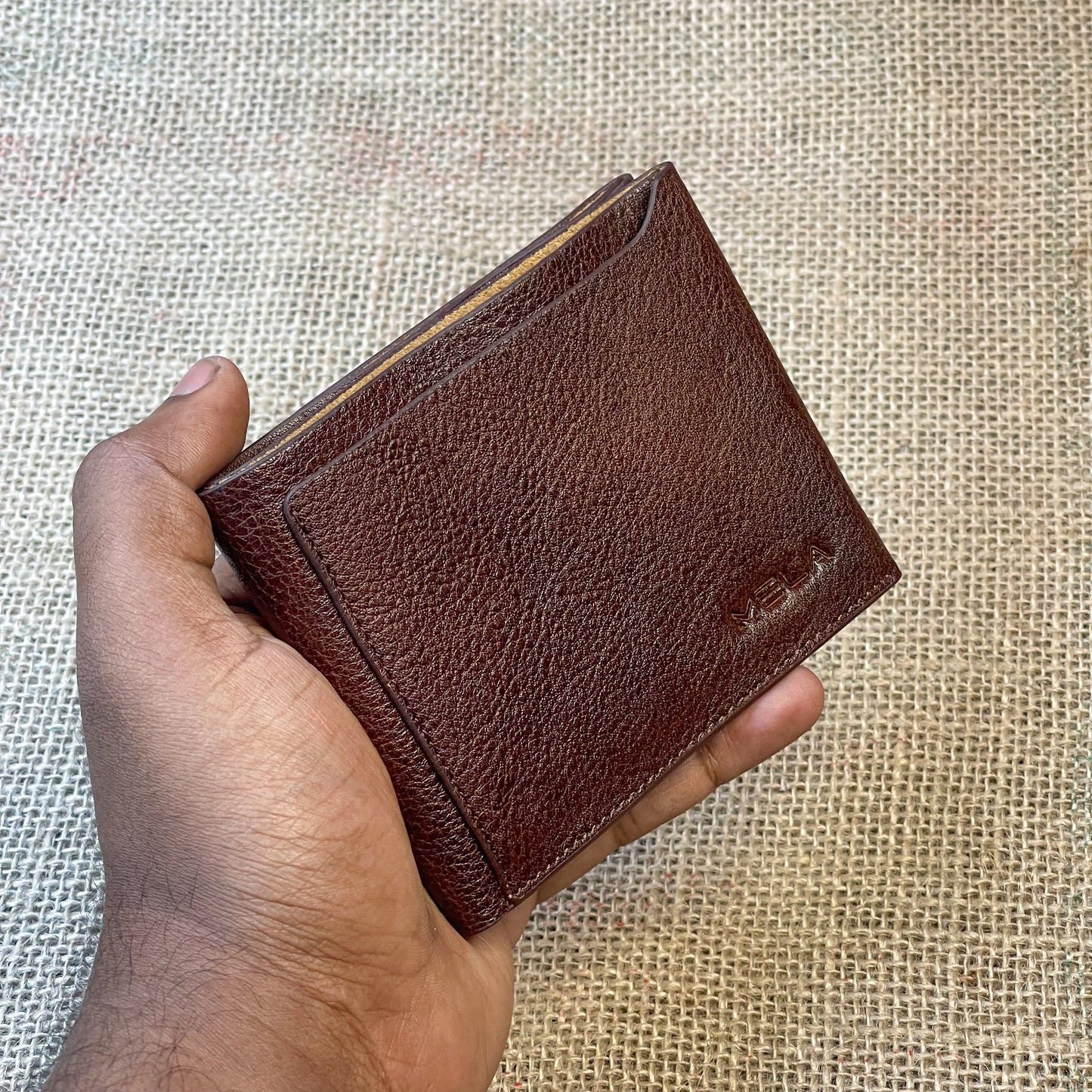 RizLuxe Bifold Wallet (Brown)