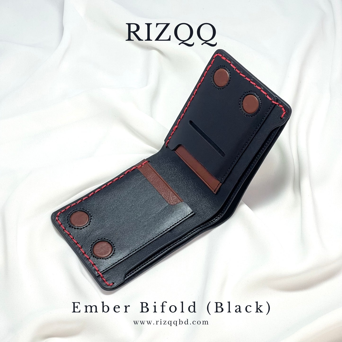 Ember Bifold Wallet (Black)