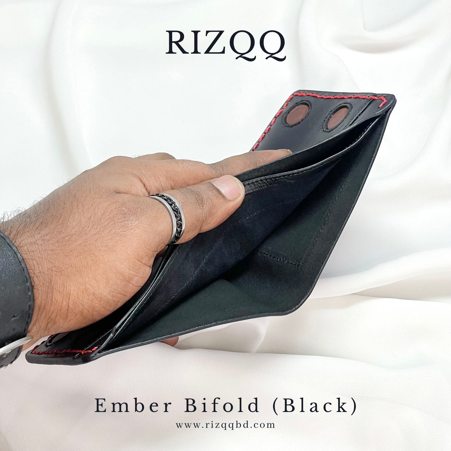 Ember Bifold Wallet (Black)