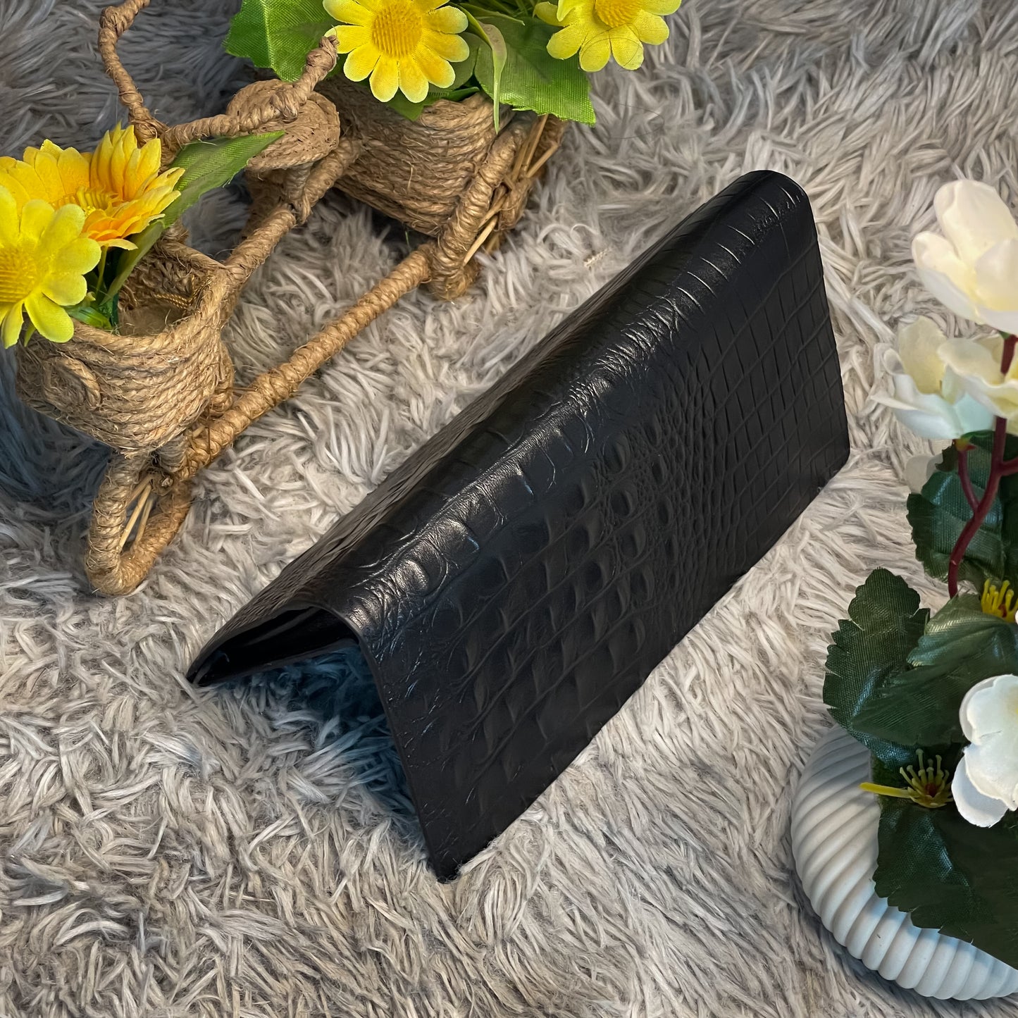 RizAlligator Long Wallet (Black)