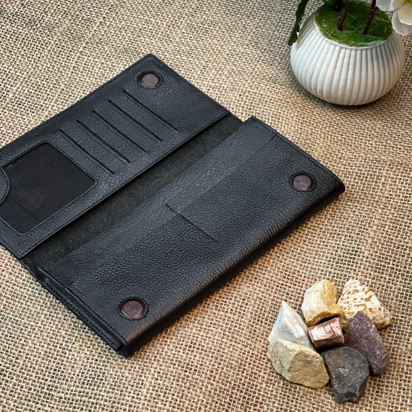 RizTimeless Long Wallet (Black)