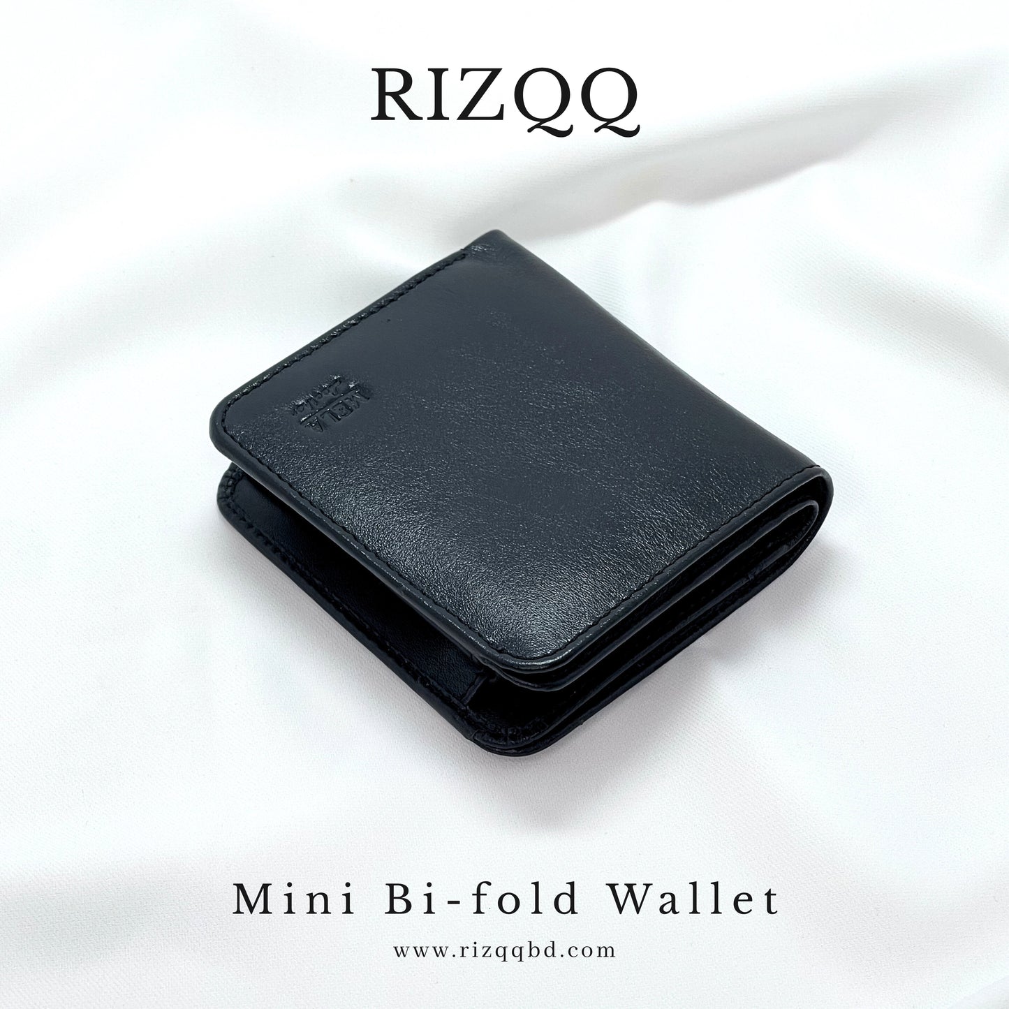 Mini Bifold Wallet (Black)