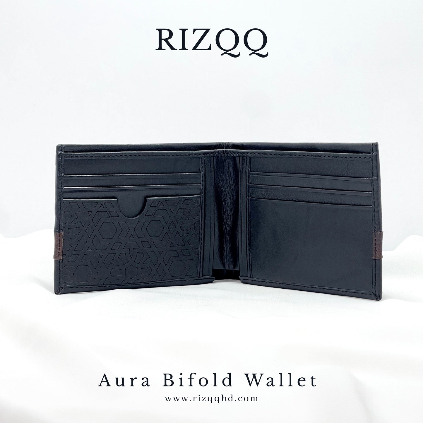 Aura Bifold Wallet (Black)