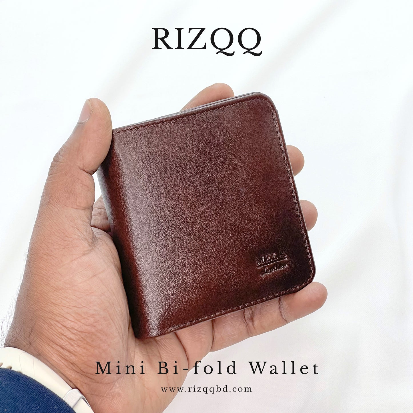 Mini Bifold Wallet (Brown)