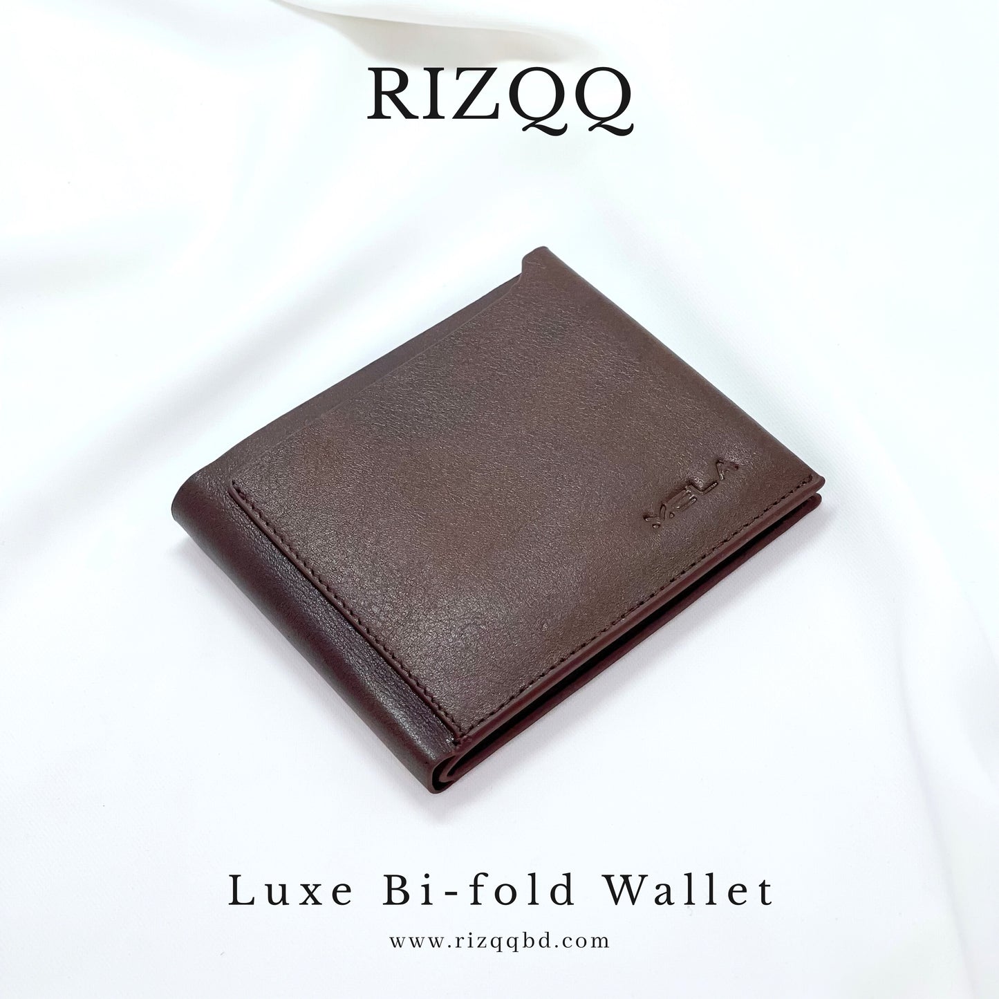 Luxe Bifold Wallet (Brown)