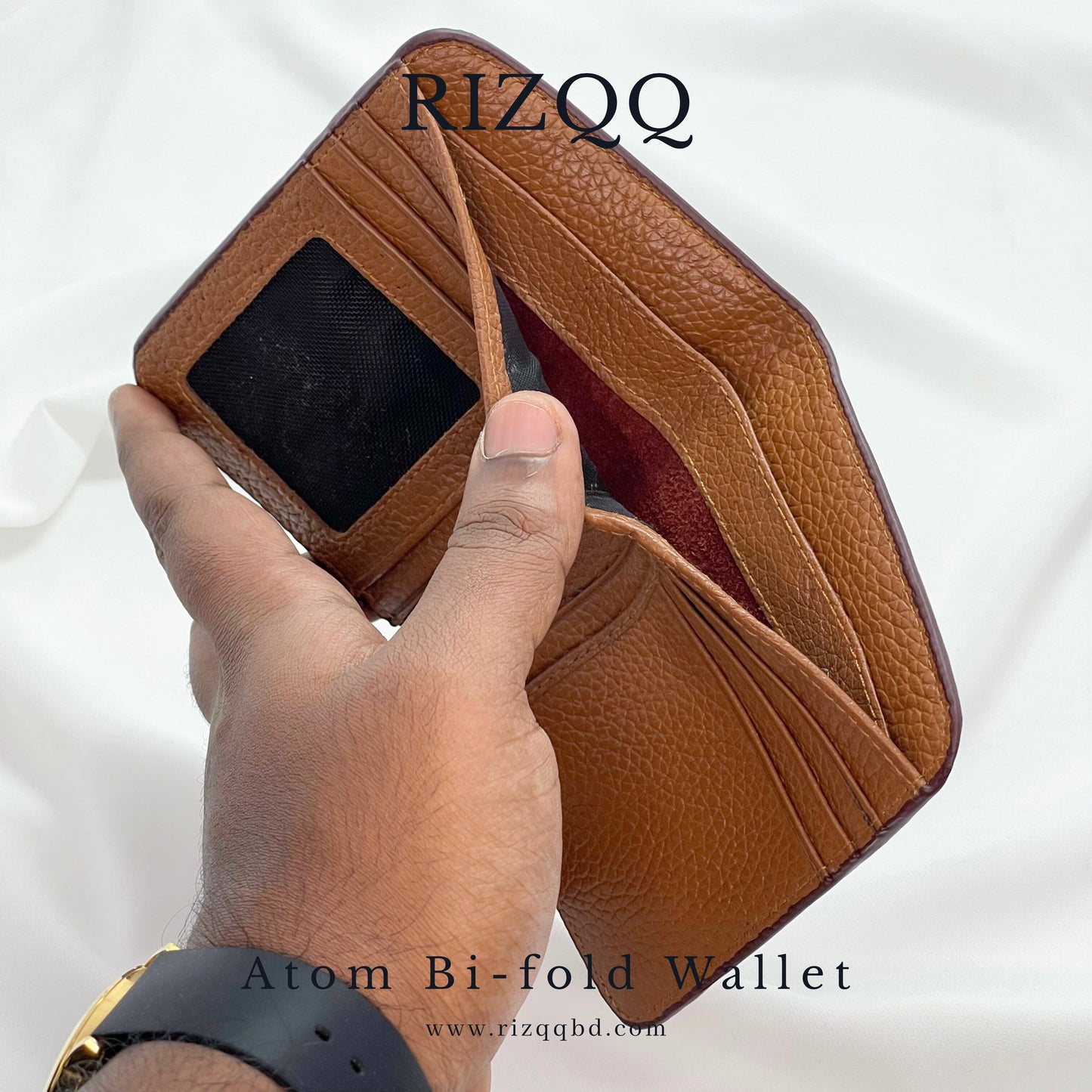 Atom Bi-fold Wallet (Brown)