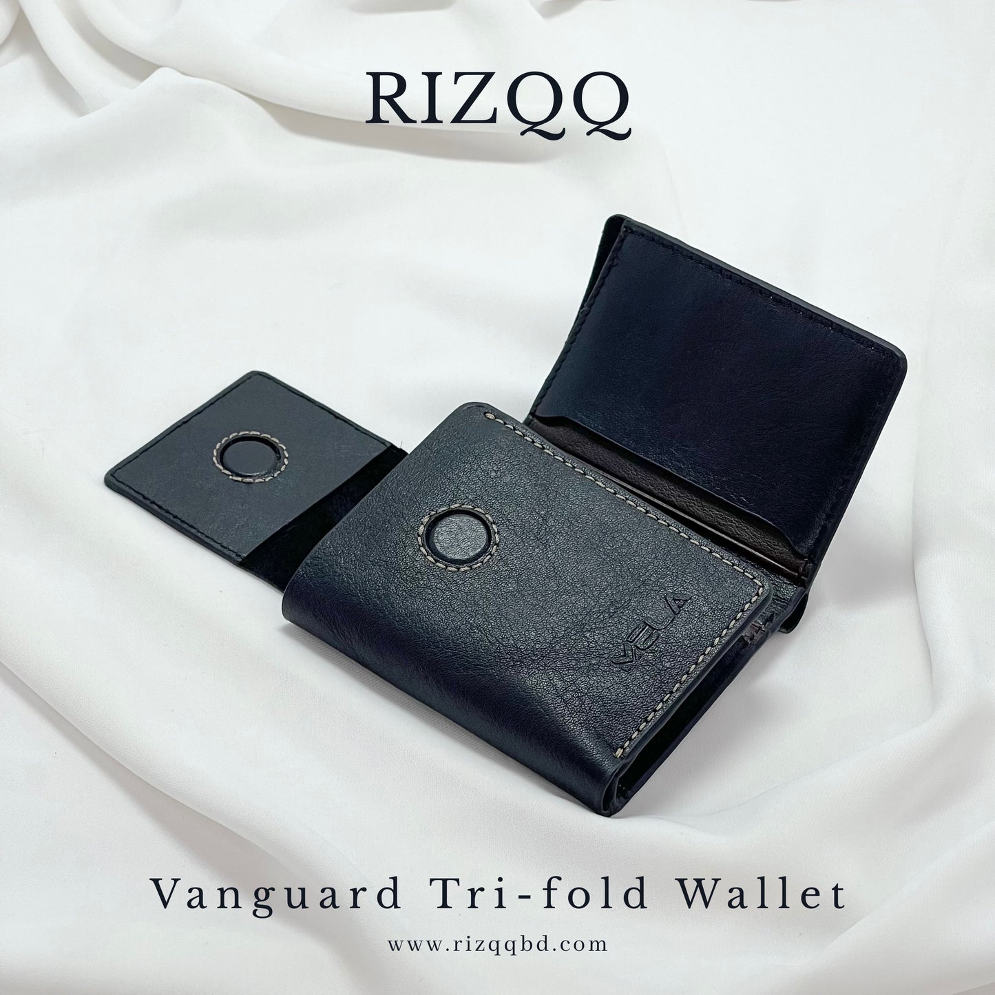 Vangaurd Trifold Wallet (Black)