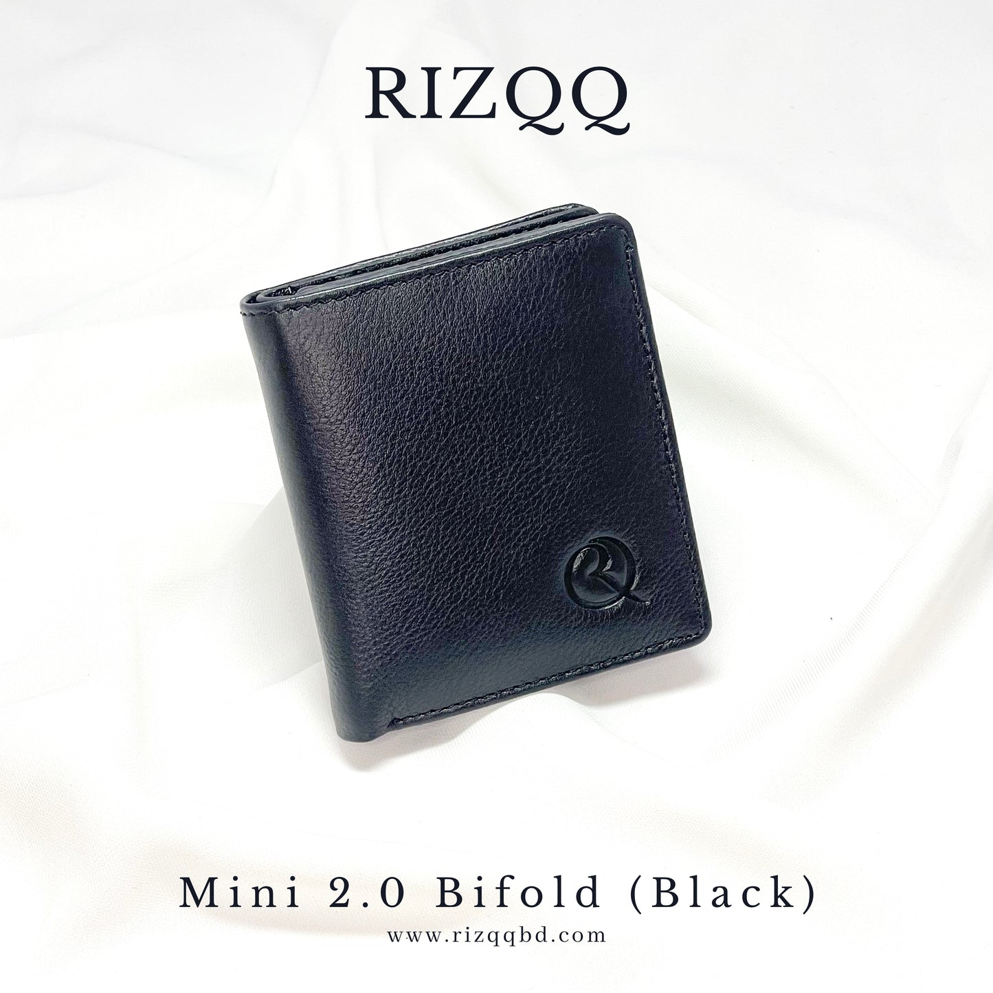 Mini 2.0 Bifold Wallet (Black)