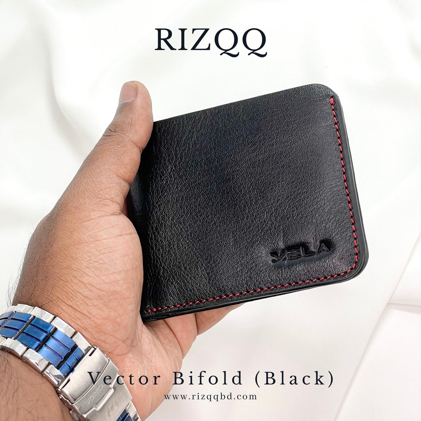 Vector Bifold Wallet (Black)