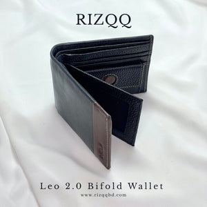 Leo 2.0 Bifold Wallet (Black)