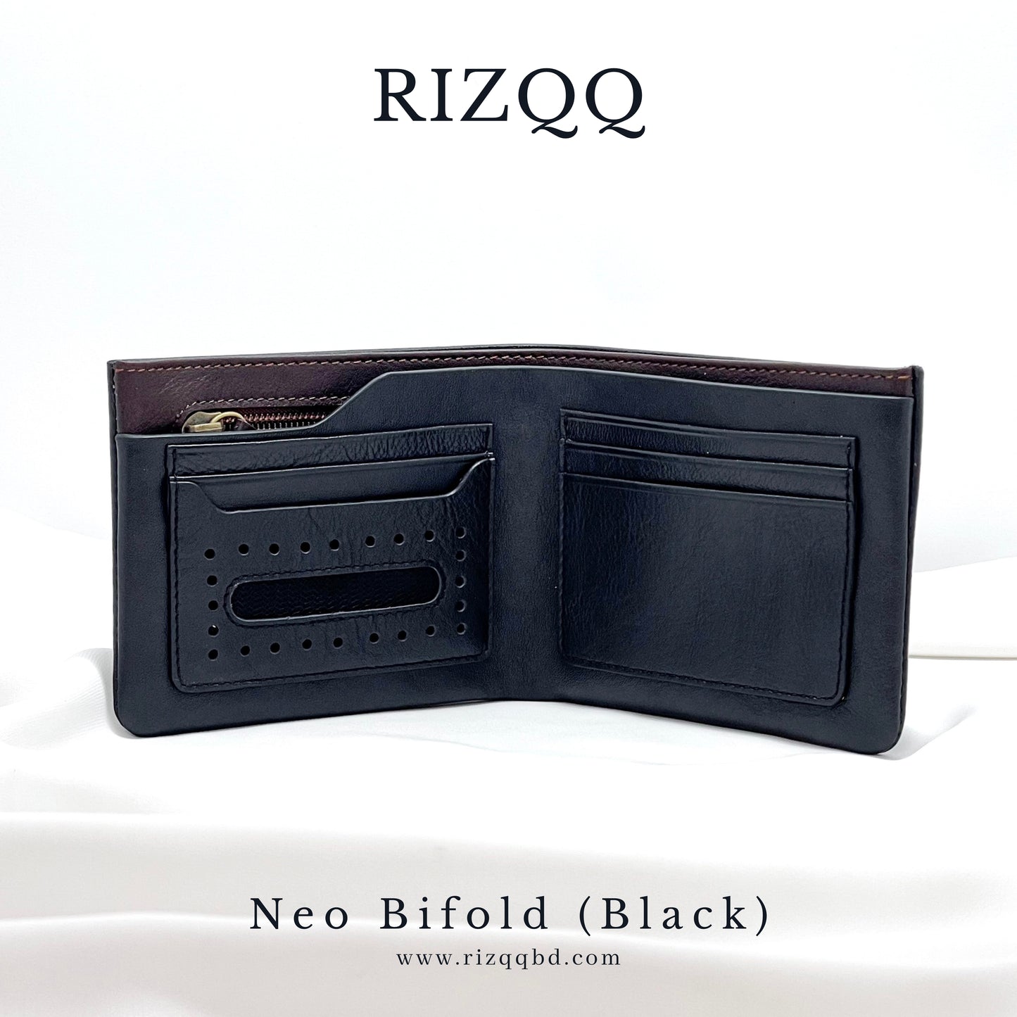 Neo Bifold Wallet (Black)