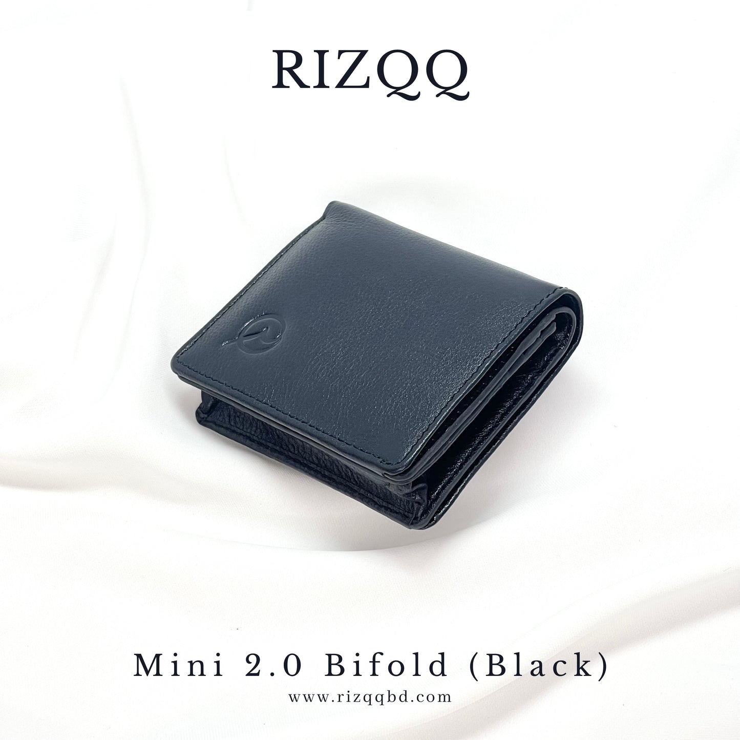 Mini 2.0 Bifold Wallet (Black)