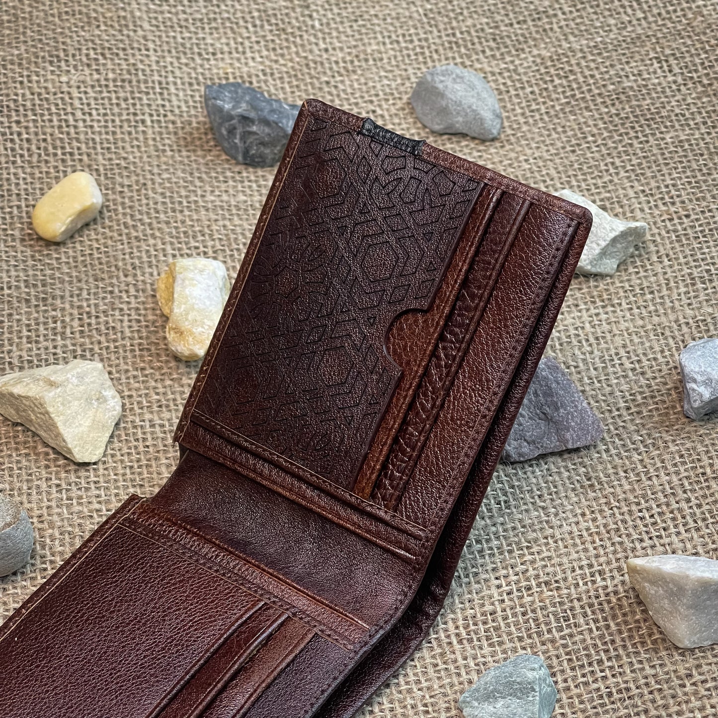 RizAura Bifold Wallet (Brown)