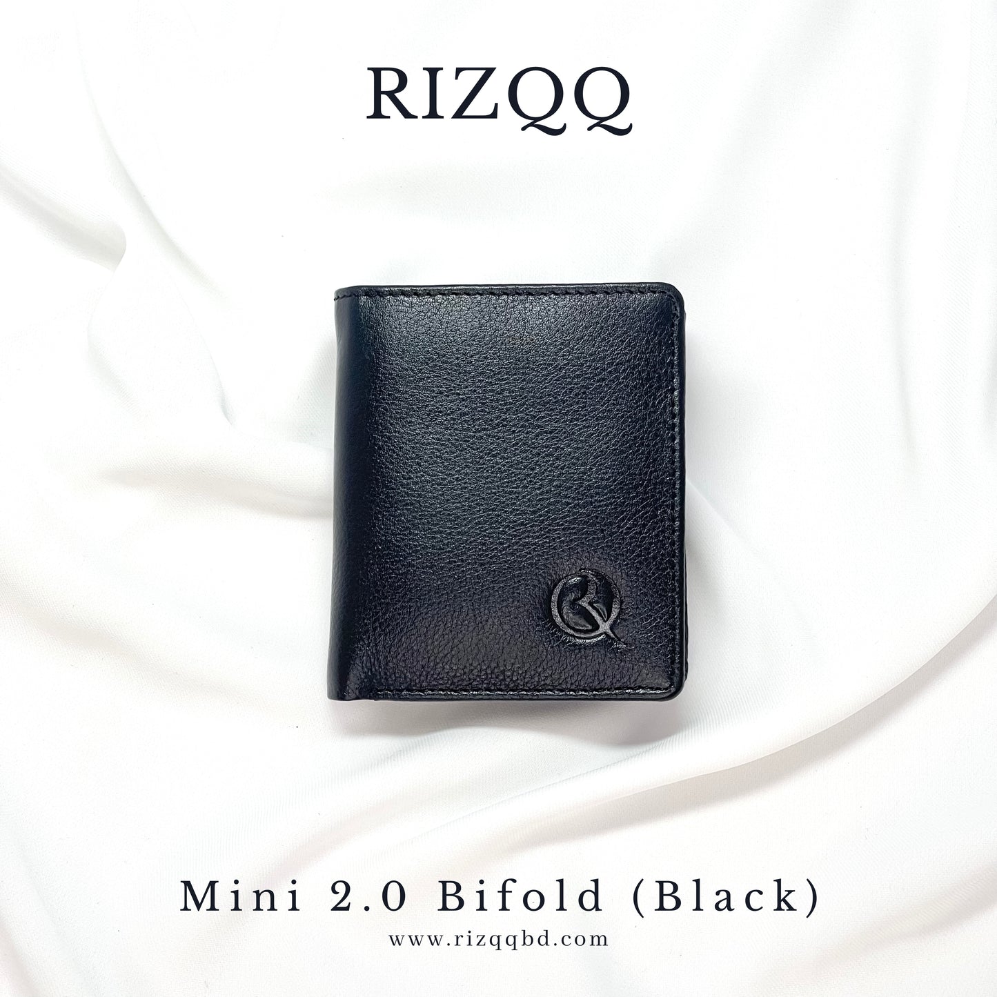 Mini 2.0 Bifold Wallet (Black)