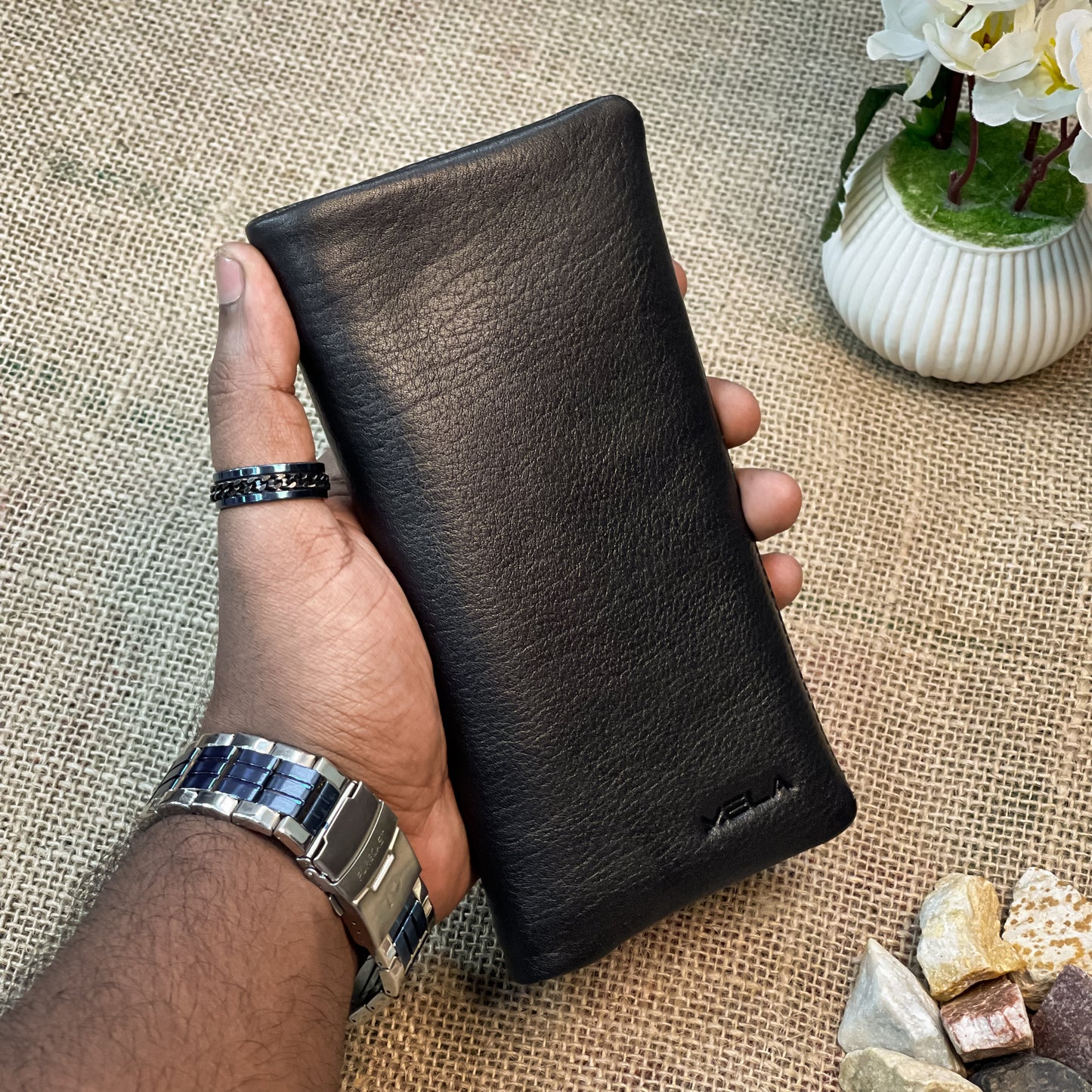 Edge Long wallet (Black)