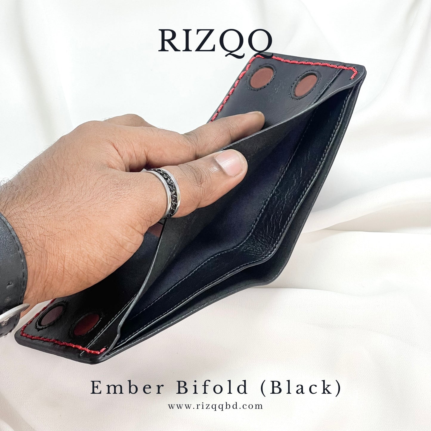 Ember Bifold Wallet (Black)