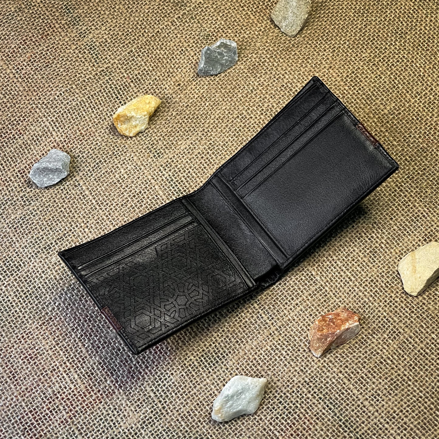 RizAura Bifold Wallet (Black)