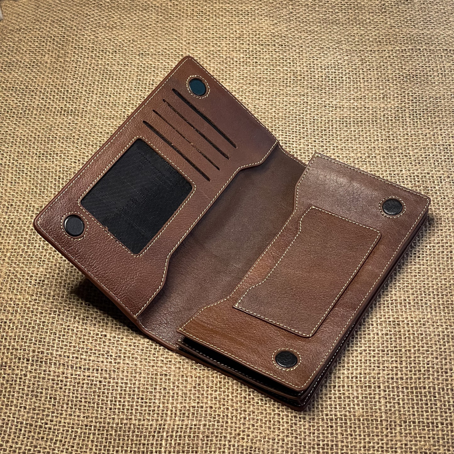 RizAtom Long Wallet (Brown)