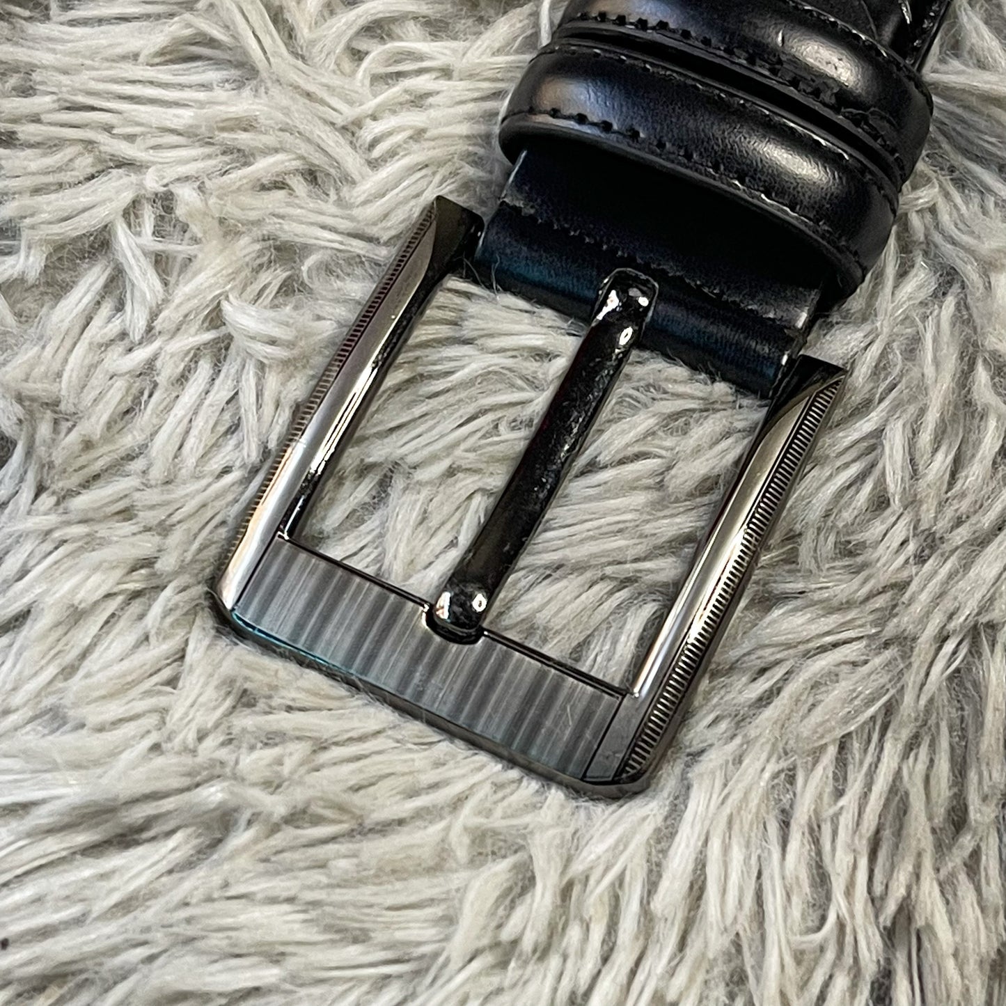 M1 Black Leather Belt