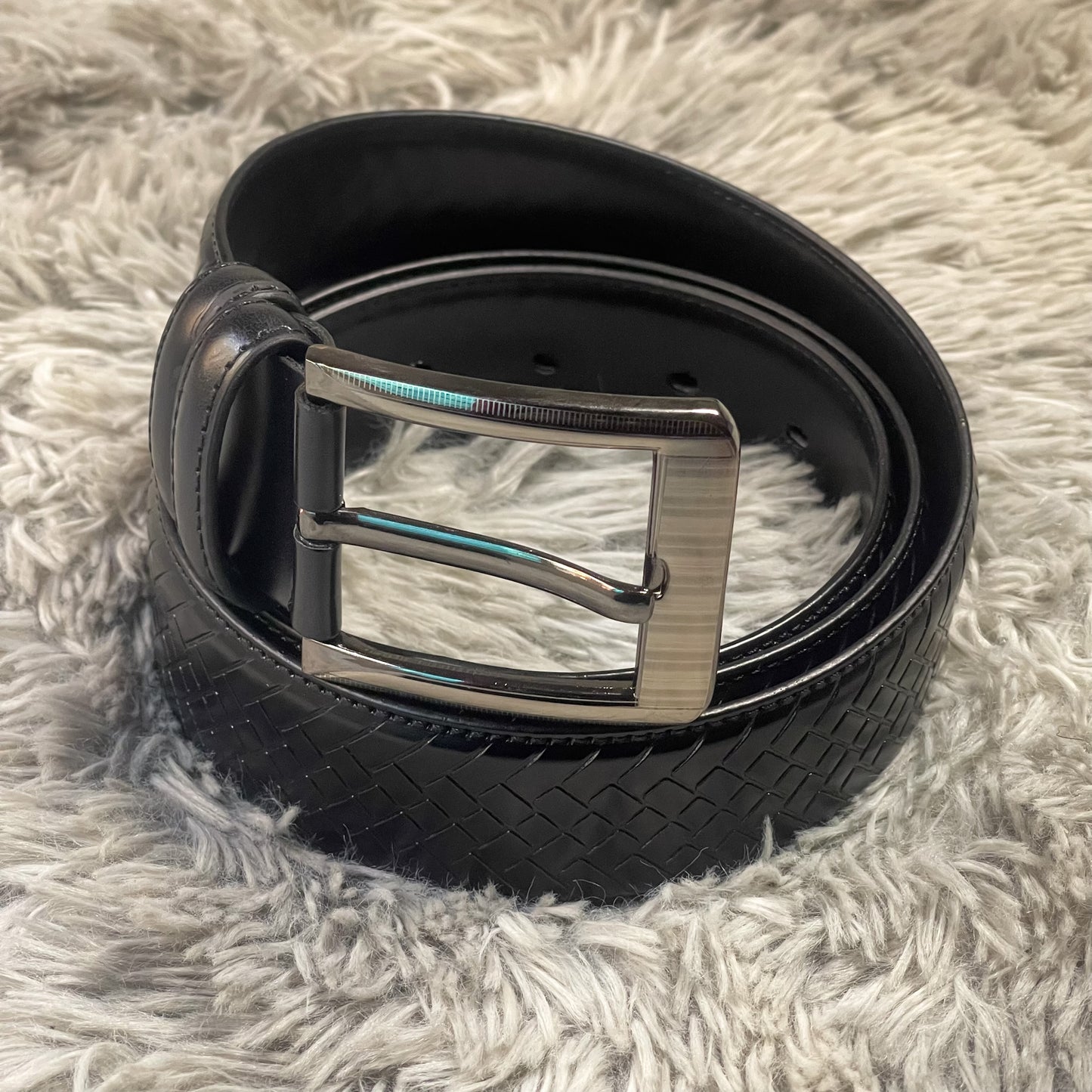 M1 Black Leather Belt
