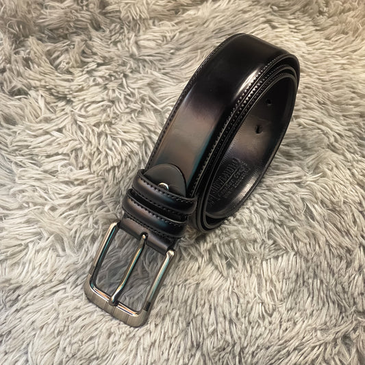 Classic Black Leather Belt