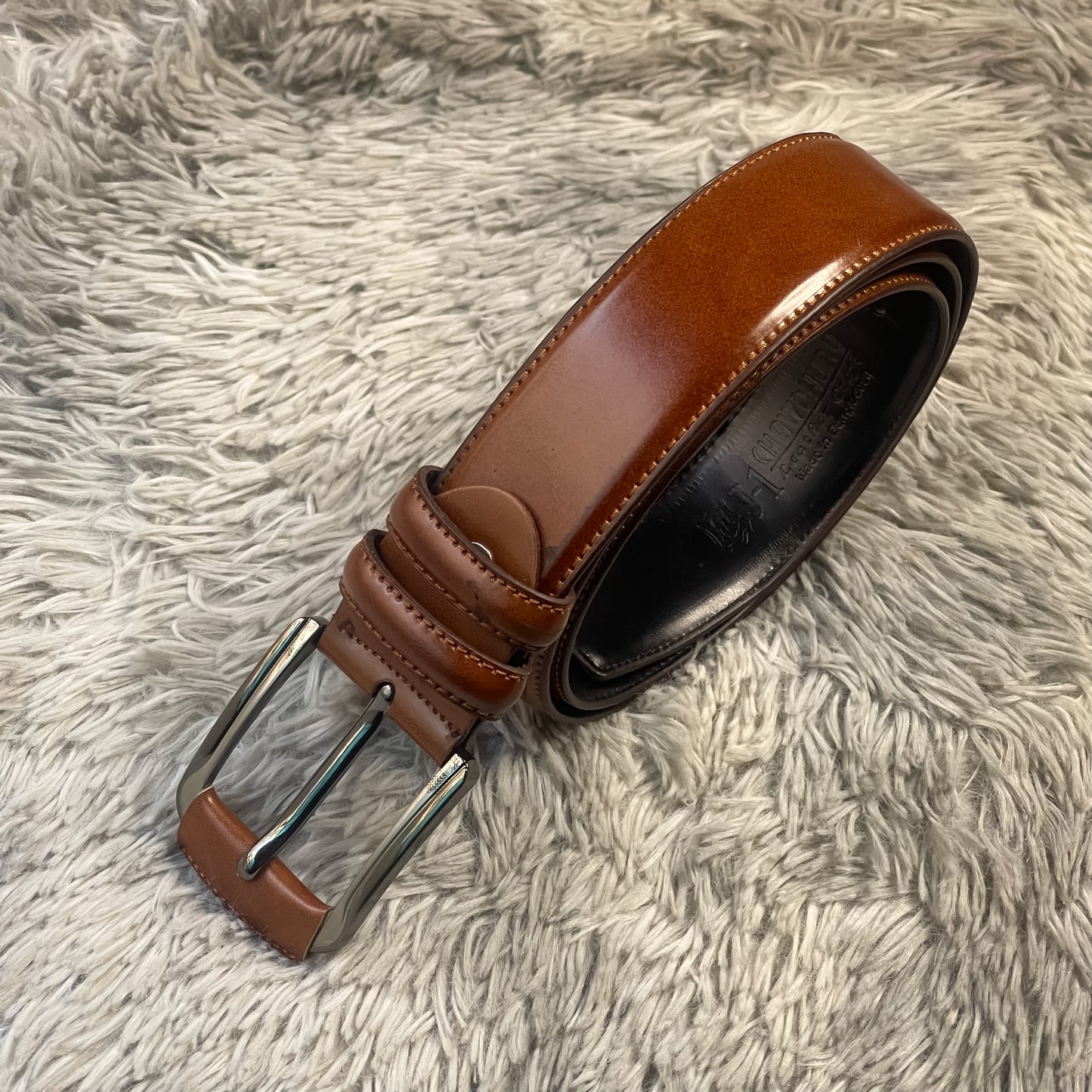 Classic Brown Leather Belt