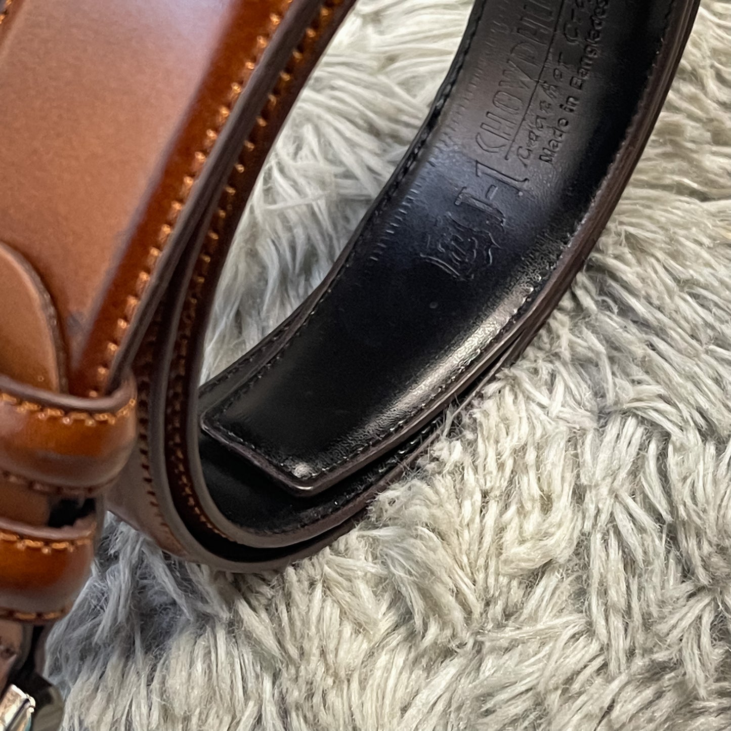 Classic Brown Leather Belt