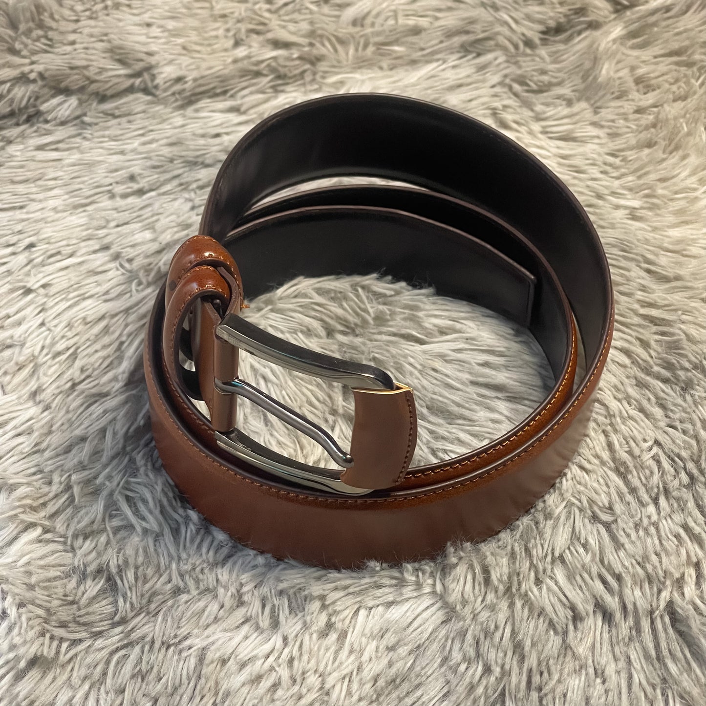Classic Brown Leather Belt