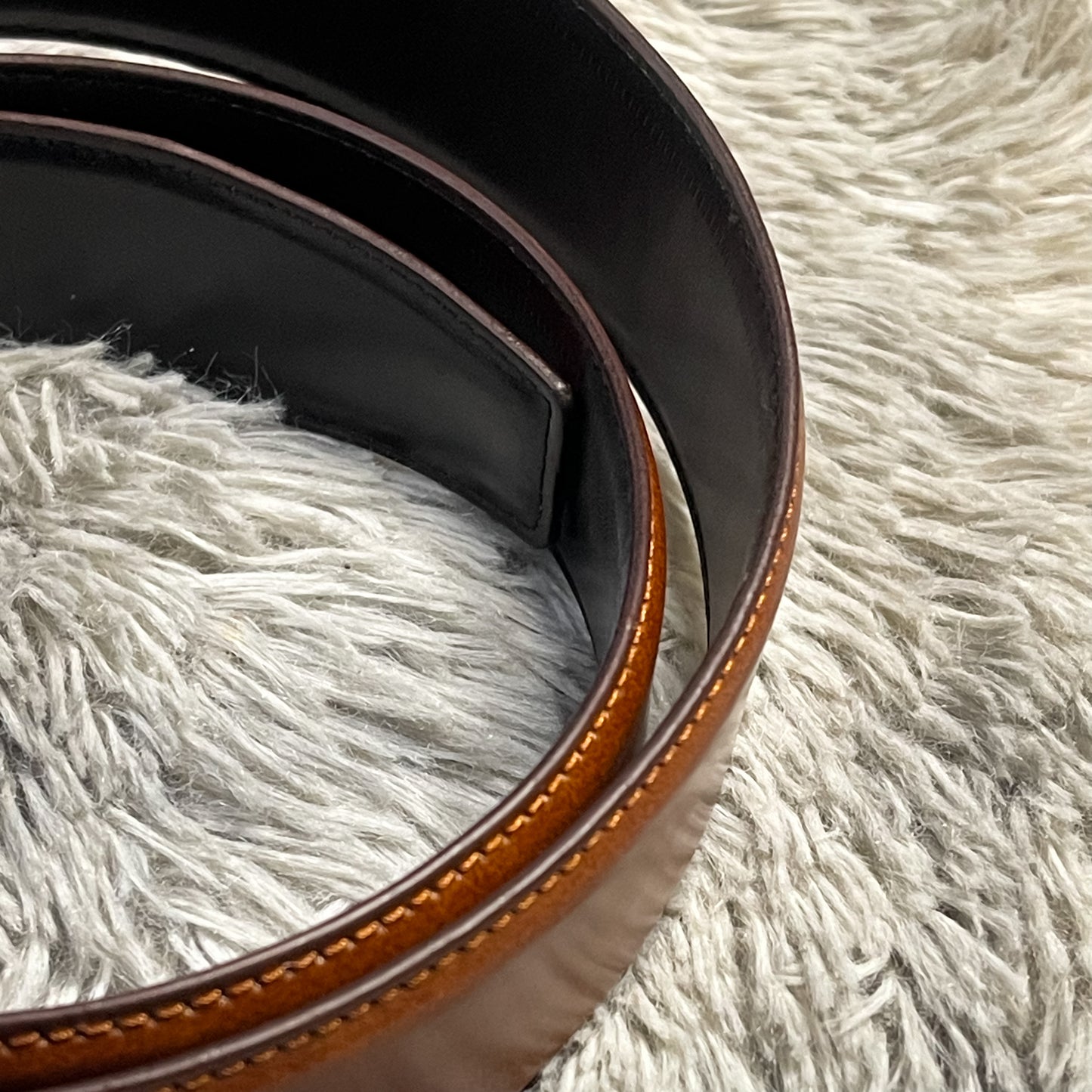 Classic Brown Leather Belt