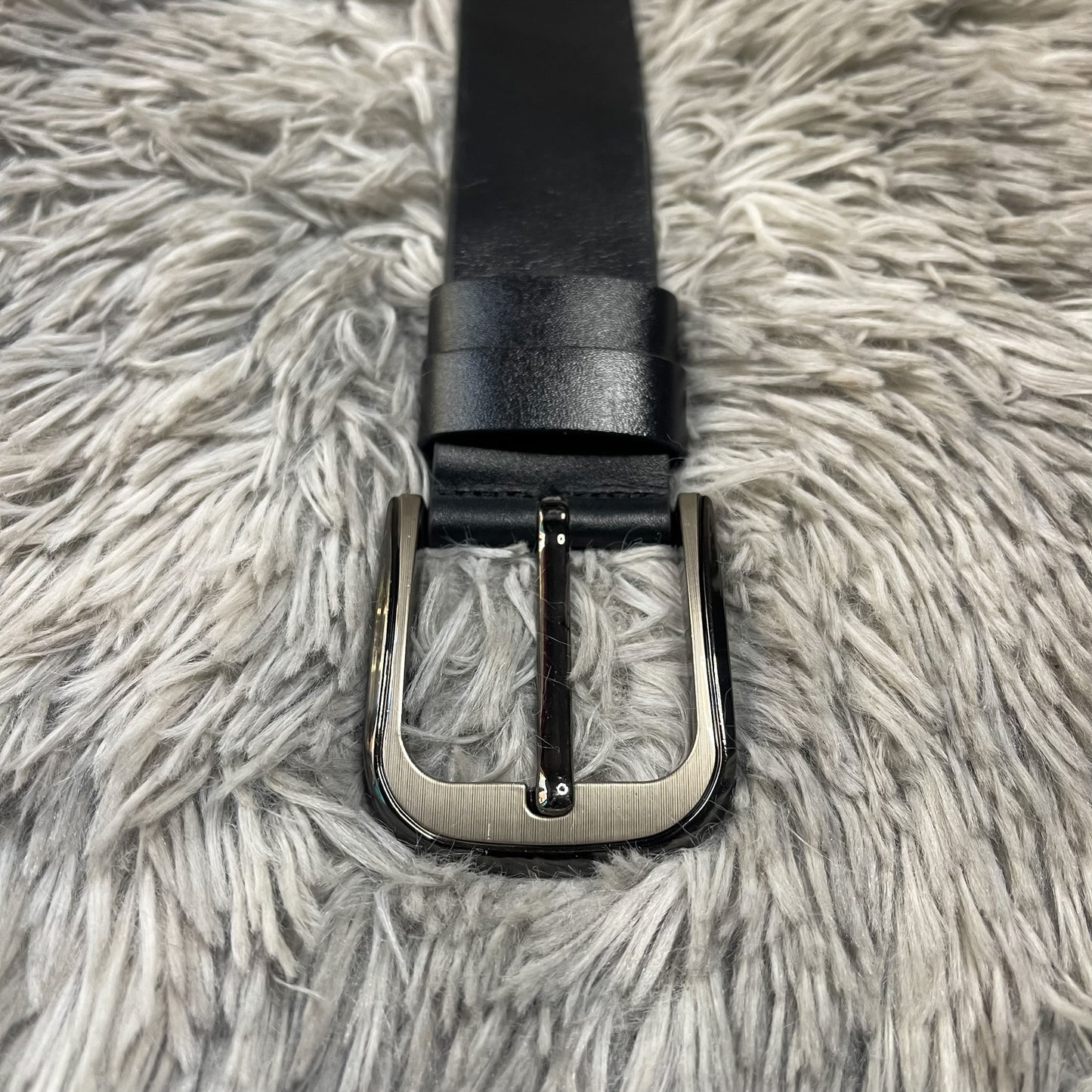 Rizz Black Leather Belt