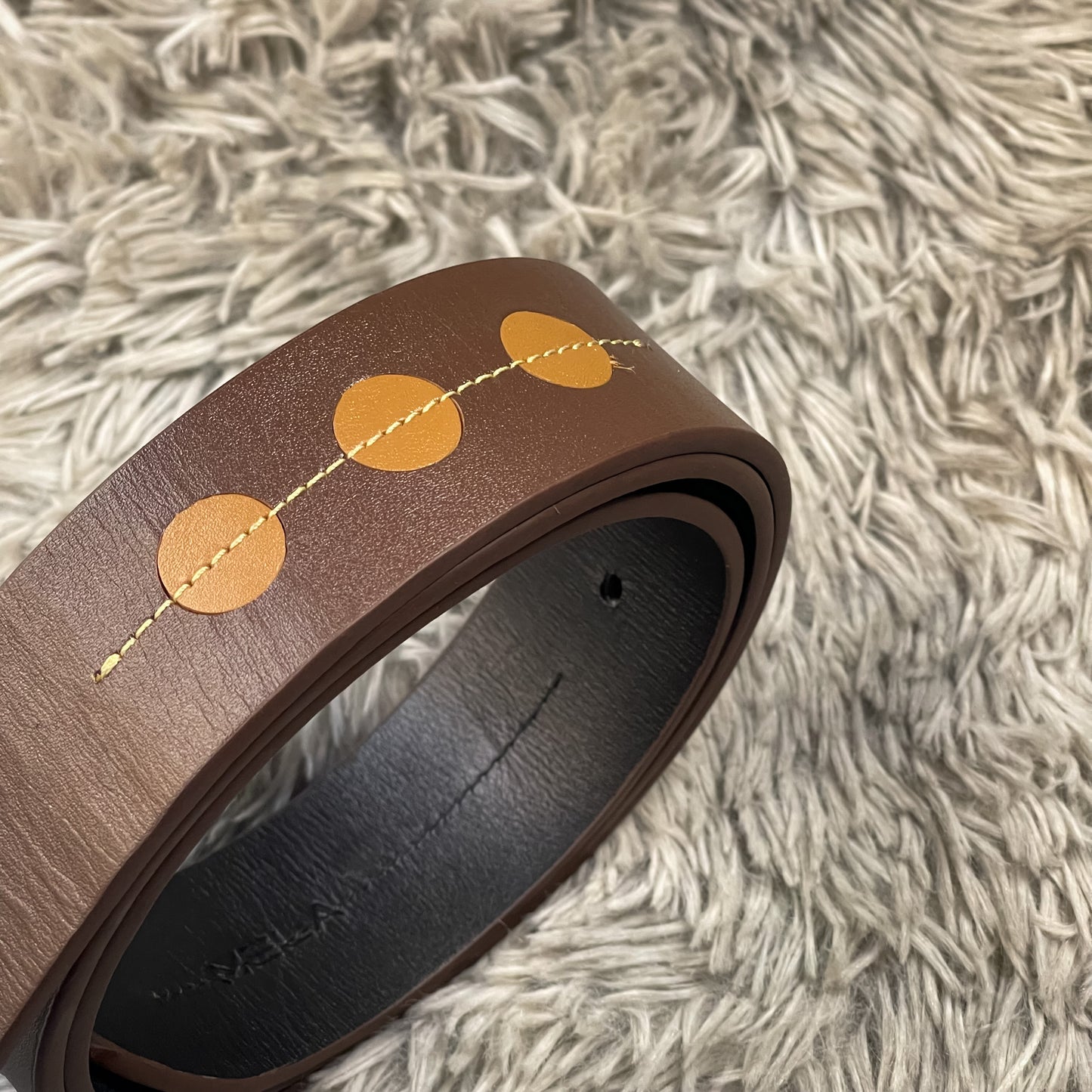 Rizz Brown Leather Belt