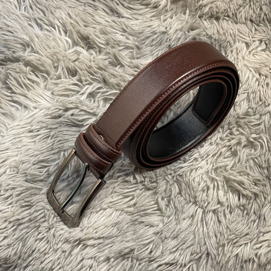 Formal Chocolate Leather Belt